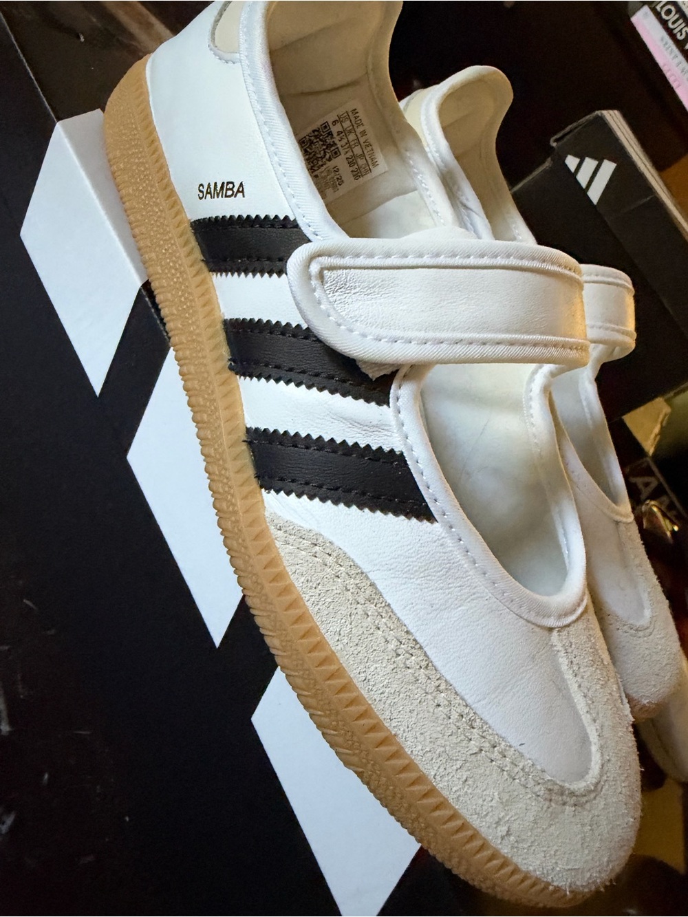 Women’s Adidas Samba Mary Jane - white